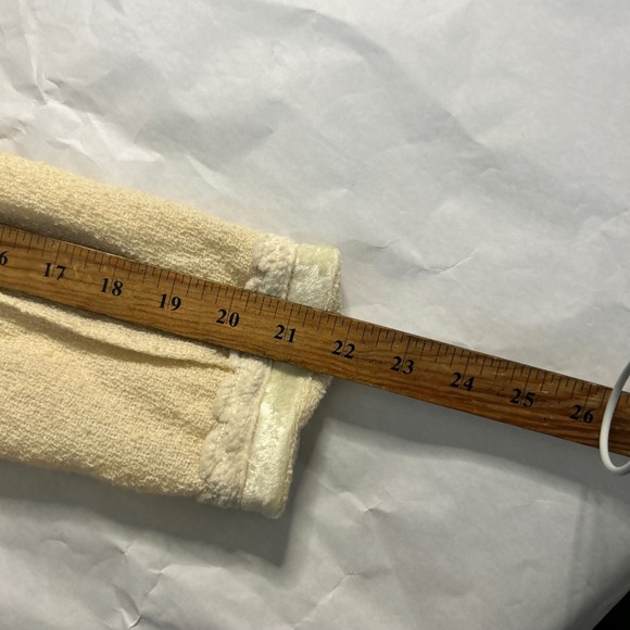 Saks Fifth Avenue Folio Collection‎ VTG Womens Cream Tweed Cropped Wool Blazer 6 - Picture 4 of 8